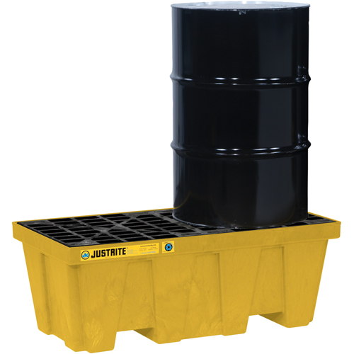 EcoPolyBlend Spill Control Pallets - Without Drain, 66 US gal. Spill Capacity, 49" x 25" x 18" Rideout Tool & Machine Inc.