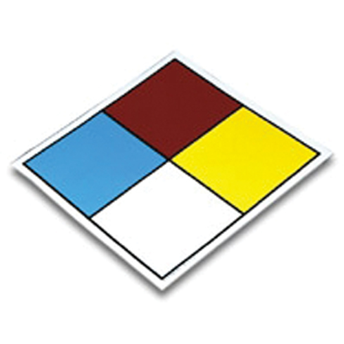 Plaque-&eacute;tiquette de s&eacute;curit&eacute; de la NFPA, vierge, Vinyle Rideout Tool & Machine Inc.