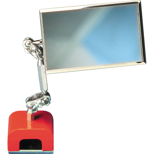 Inspection Mirror, Rectangular, 3-1/2" L x 2" W, Telescopic Rideout Tool & Machine Inc.