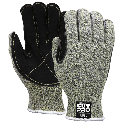 Hero Cut Resistant Gloves, Size Small/7, 7 Gauge, HDPE/Kevlar&reg;/Stainless Steel Shell, ANSI/ISEA 105 Level 4 Rideout Tool & Machine Inc.