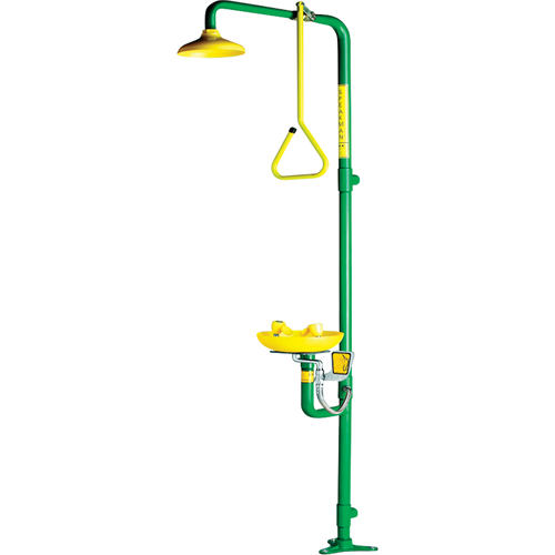 Safe-T-Zone&reg; Aerated Combination Shower & Eyewash Rideout Tool & Machine Inc.