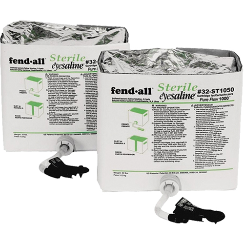 Pure Flow 1000&reg; Eyewash Station - Fluid Cartridges, 1120 oz. Rideout Tool & Machine Inc.