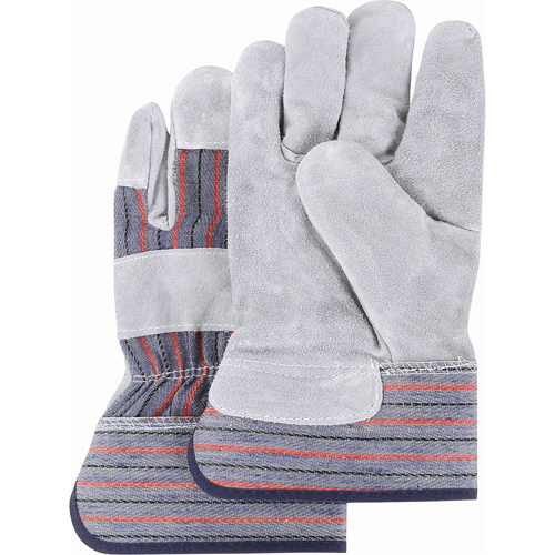 Gants d'ajusteur de premi&egrave;re qualit&eacute;, T-Grand, Paume en Cuir de vache refendu, Doublure en Coton Rideout Tool & Machine Inc.