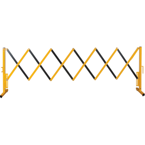 Expandable Barrier, 37" H x 11' L, Black/Yellow Rideout Tool & Machine Inc.