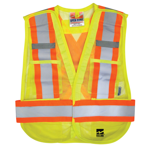 Veste d&eacute;tachable Open Road, Jaune lime haute visibilit&eacute;, Polyester Rideout Tool & Machine Inc.
