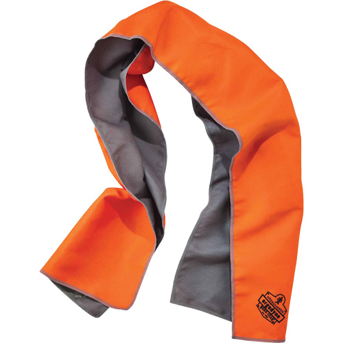 Chill-Its&reg; 6602MF Microfiber Cooling Towel, Hi-Vis Orange Rideout Tool & Machine Inc.