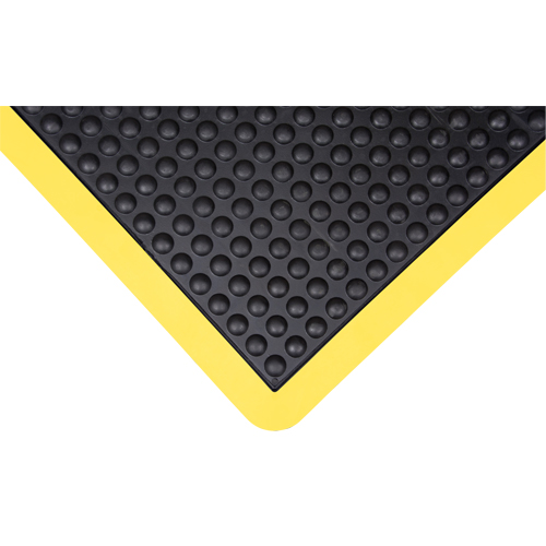 Anti-Fatigue Dome Matting, Bubbled, 2' x 3' x 1/2", Black, Rubber Rideout Tool & Machine Inc.