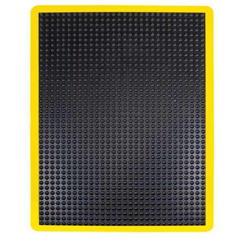 Anti-Fatigue Dome Matting, Bubbled, 2' x 3' x 1/2", Black, Rubber Rideout Tool & Machine Inc.