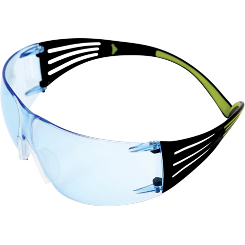 Lunettes de s&eacute;curit&eacute; SecureFit s&eacute;rie 400, Lentille Bleu, Antibu&eacute;e/Anti-&eacute;gratignures, ANSI Z87+/R&eacute;pond ou surpasse la norme CSA Z94.3 Rideout Tool & Machine Inc.