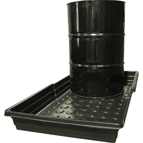 Drum Decks, 30.5" L x 57" W x 6" H, 33 US gal. Spill Capacity Rideout Tool & Machine Inc.