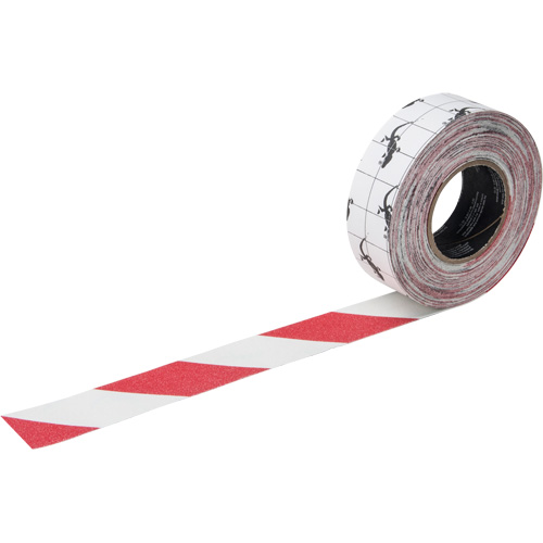 Ruban antid&eacute;rapant de premi&egrave;re qualit&eacute;, 2" x 60', Rouge & blanc Rideout Tool & Machine Inc.