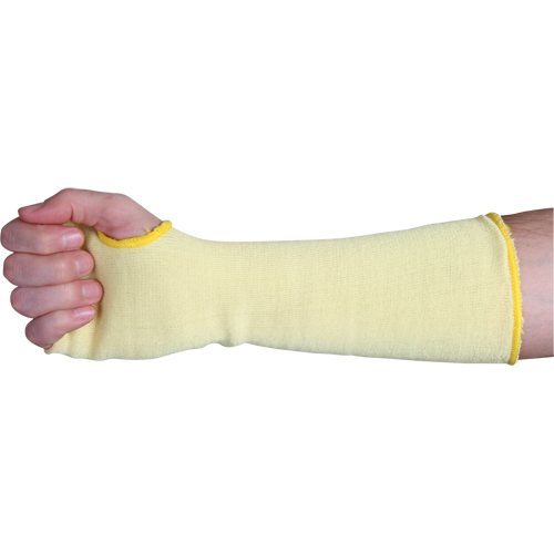 Manchon r&eacute;sistant aux coupures, Kevlar, 14", ANSI/ISEA 105 niveau 3, Jaune Rideout Tool & Machine Inc.