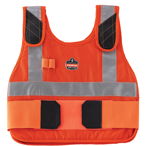 Vestes de refroidissement par changement de phase 6215HV, Petit/Moyen, Orange Rideout Tool & Machine Inc.