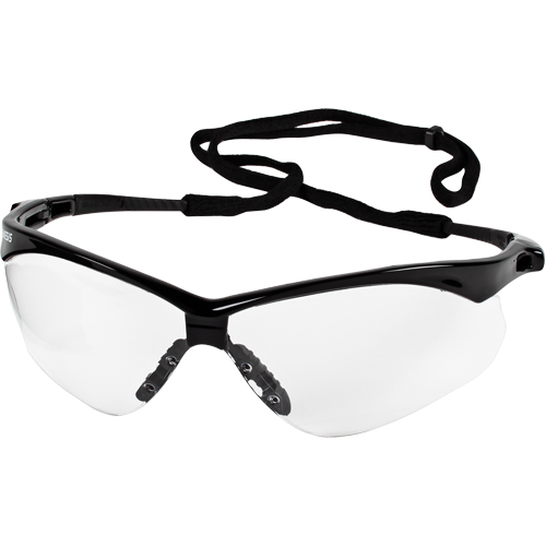 Lunettes de s&eacute;curit&eacute; Nemesis de Kleenguard, Lentille Transparent, Antibu&eacute;e, ANSI Z87+/R&eacute;pond ou surpasse la norme CSA Z94.3 Rideout Tool & Machine Inc.