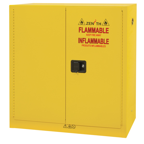 Armoire pour produits inflammables, 24 gal., 2 Porte(s), 43" La x 44" h x 12" p Rideout Tool & Machine Inc.