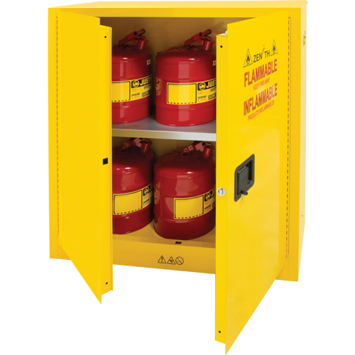Armoire pour produits inflammables, 30 gal., 2 Porte(s), 43" La x 44" h x 18" p Rideout Tool & Machine Inc.