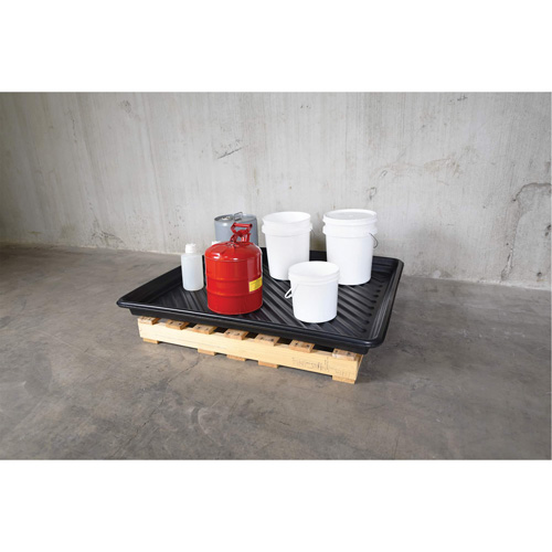 Ultra-Utility Trays&reg;, 36" L x 36" W x 4.75" H, 27 US gal. Spill Capacity Rideout Tool & Machine Inc.