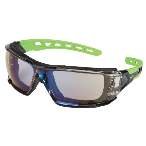 Z2500 Series Safety Glasses with Foam Gasket, Indoor/Outdoor Mirror Lens, Anti-Scratch, ANSI Z87+/Meets/Exceeds CSA Z94.3 Rideout Tool & Machine Inc.