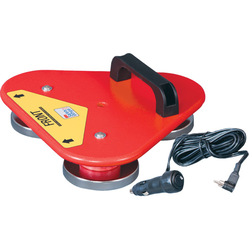 Support porte-drapeau Safety Whip, Fixation Aimant Rideout Tool & Machine Inc.