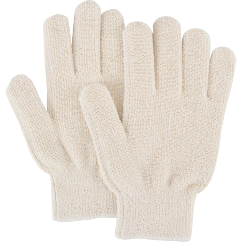 Heat-Resistant Gloves, Terry Cloth, Large, Protects Up To 212° F (100° C) Rideout Tool & Machine Inc.