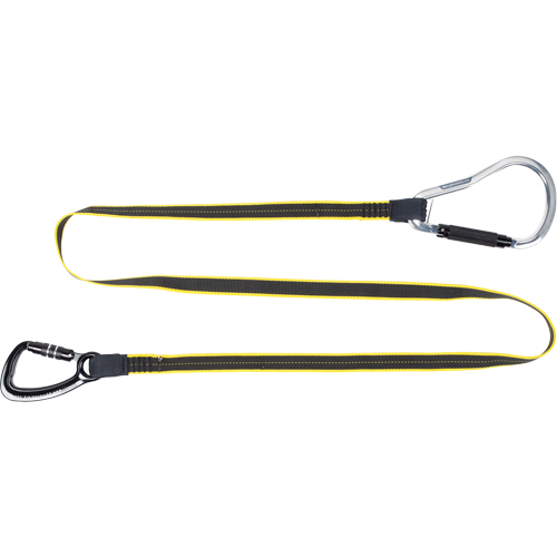 Heavy Duty Rail Tool Lanyard, Fixed Length, Dual Carabiner Rideout Tool & Machine Inc.