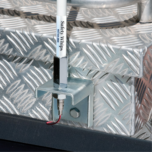 Safety Whip&reg; Flagstaff Mounting Base Rideout Tool & Machine Inc.