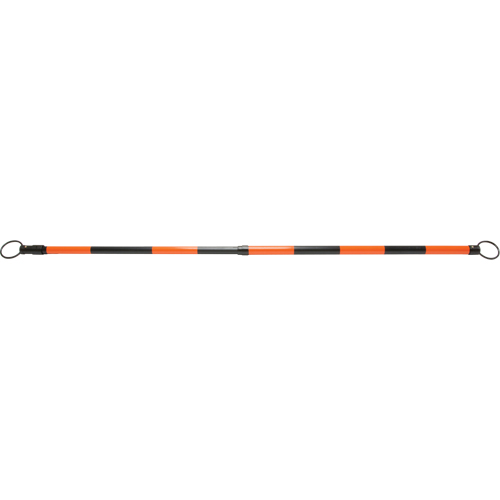 Barre pour c&ocirc;ne de circulation r&eacute;tractable, Longueur d&eacute;ploy&eacute;e de 7' 5'', Noir/Orange Rideout Tool & Machine Inc.