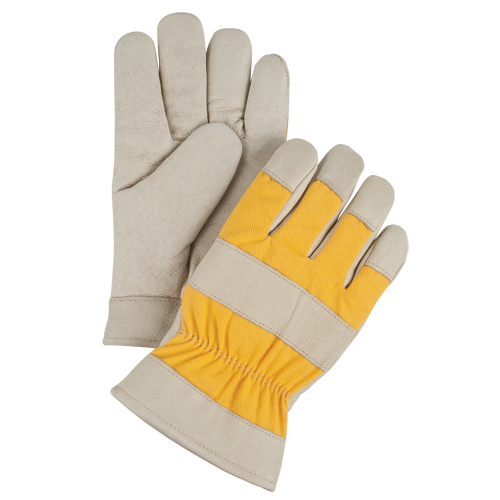 Gants de travail doubl&eacute;s pour l'hiver de premi&egrave;re qualit&eacute;, Moyen, Paume en Cuir fleur de porc, Doublure en Molleton de mousse Rideout Tool & Machine Inc.