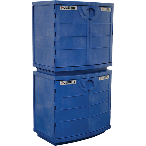 Polyethylene Corrosive/Acid Cabinet, 24 gal., 36" x 35" x 25" Rideout Tool & Machine Inc.