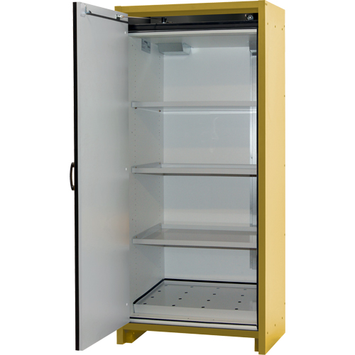 Armoire d'entreposage 30 minutes s&eacute;curitaire et conforme &agrave; la norme EN, 30 gal., 1 Porte(s), 34,02" La x 76,65" h x 24,21" p Rideout Tool & Machine Inc.
