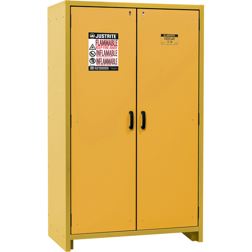 Armoire d'entreposage 30 minutes s&eacute;curitaire et conforme &agrave; la norme EN, 45 gal., 2 Porte(s), 45,83" La x 76,65" h x 24,21" p Rideout Tool & Machine Inc.