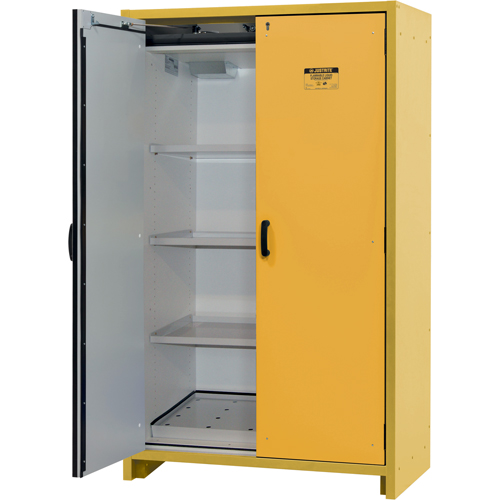 Armoire d'entreposage 30 minutes s&eacute;curitaire et conforme &agrave; la norme EN, 45 gal., 2 Porte(s), 45,83" La x 76,65" h x 24,21" p Rideout Tool & Machine Inc.