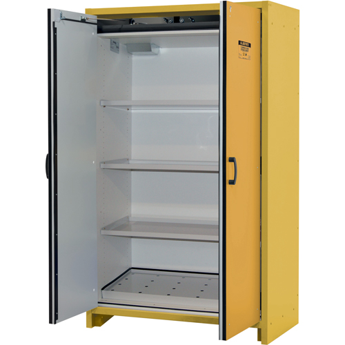 Armoire d'entreposage 30 minutes s&eacute;curitaire et conforme &agrave; la norme EN, 45 gal., 2 Porte(s), 45,83" La x 76,65" h x 24,21" p Rideout Tool & Machine Inc.
