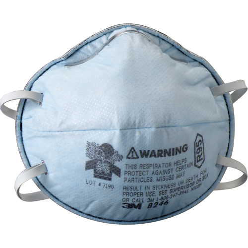 Respirateurs contre les particules 8246, R95, Certifi&eacute; NIOSH Rideout Tool & Machine Inc.