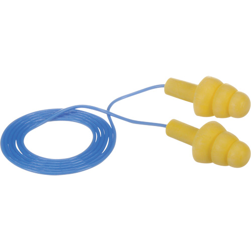 E-A-R Ultrafit Premolded Earplugs, Corded, Bulk - Polybag, 25 dB NRR, One-Size Rideout Tool & Machine Inc.