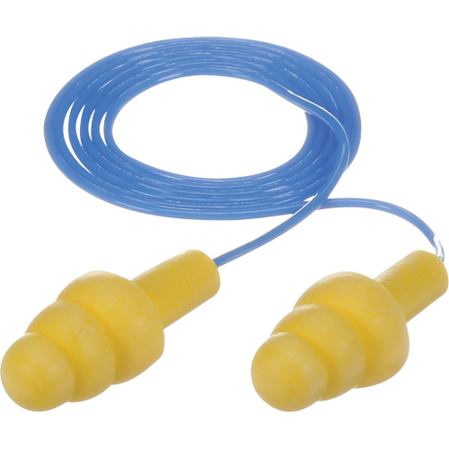 E-A-R Ultrafit Premolded Earplugs, Corded, Bulk - Polybag, 25 dB NRR, One-Size Rideout Tool & Machine Inc.