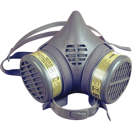 Respirateur &agrave; demi-masque assembl&eacute; de la s&eacute;rie 8000, &eacute;lastom&egrave;re/Thermoplastique, Petit Rideout Tool & Machine Inc.