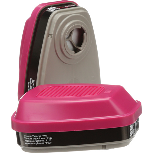 Cartouches pour respirateur s&eacute;rie 6000, Cartouche gaz/vapeur, Vapeurs organiques/P100 Rideout Tool & Machine Inc.