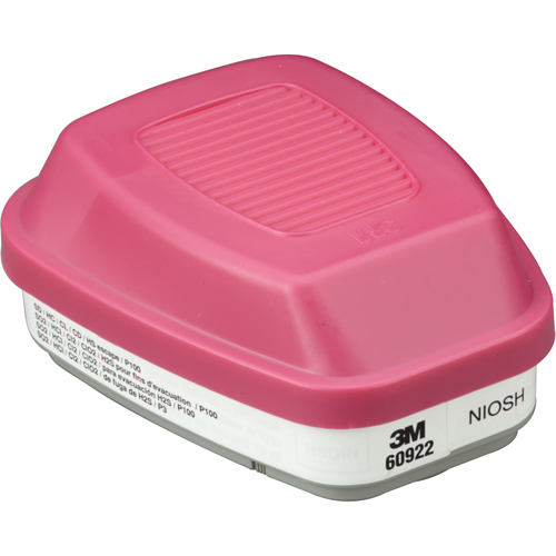 6000 Series Respirator Cartridges, Gas/Vapour Cartridge, Acid Gas/P100 Rideout Tool & Machine Inc.