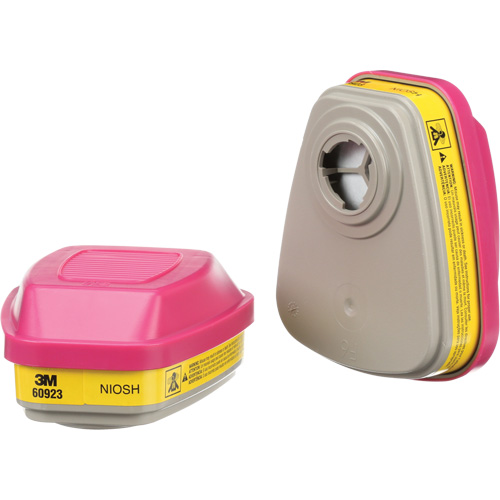 6000 Series Respirator Cartridges, Gas/Vapour Cartridge, Organic Vapour/Acid Gas/P100 Rideout Tool & Machine Inc.