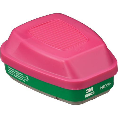 Cartouches pour respirateur s&eacute;rie 6000, Cartouche gaz/vapeur, Ammoniac/M&eacute;thylamine Rideout Tool & Machine Inc.