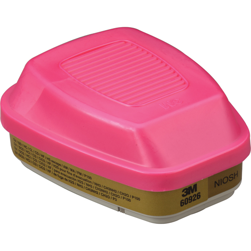 Cartouches pour respirateur s&eacute;rie 6000, Cartouche gaz/vapeur, Gaz multiples/Vapeurs/P100 Rideout Tool & Machine Inc.