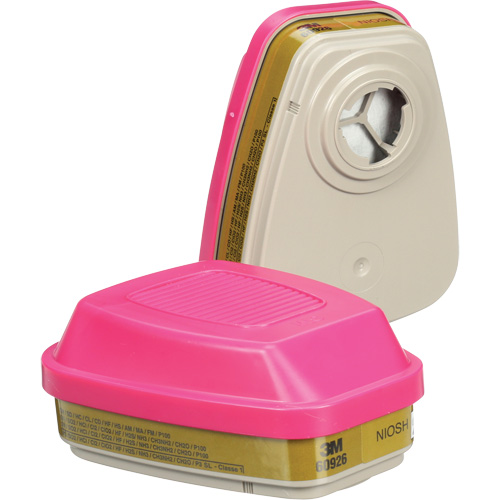 Cartouches pour respirateur s&eacute;rie 6000, Cartouche gaz/vapeur, Gaz multiples/Vapeurs/P100 Rideout Tool & Machine Inc.