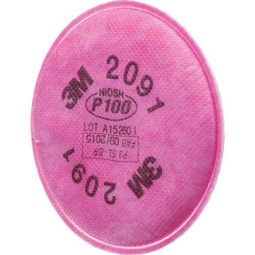 Pr&eacute;filtres pour respirateurs s&eacute;rie 2000, Filtre contre les particules, Filtre P100 Rideout Tool & Machine Inc.