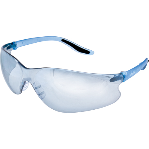 Lunettes de s&eacute;curit&eacute; s&eacute;rie Z500, Lentille Bleu/Miroir int&eacute;rieur/ext&eacute;rieur, Anti-&eacute;gratignures, ANSI Z87+/R&eacute;pond ou surpasse la norme CSA Z94.3 Rideout Tool & Machine Inc.