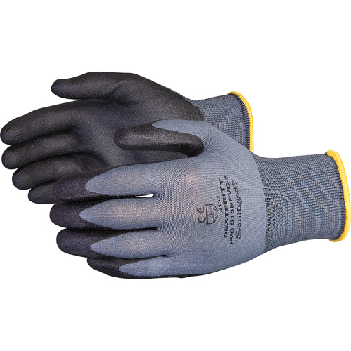 Gants enduits Dexterity, 9/Grand, R&ecirc;vetement PVC, Calibre 13, Enveloppe en Nylon Rideout Tool & Machine Inc.