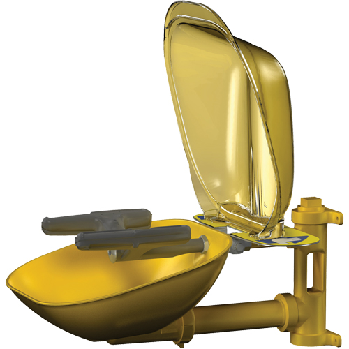 Halo Face/Eyewash Stations, Wall-Mount Installation, Plastic Bowl Rideout Tool & Machine Inc.