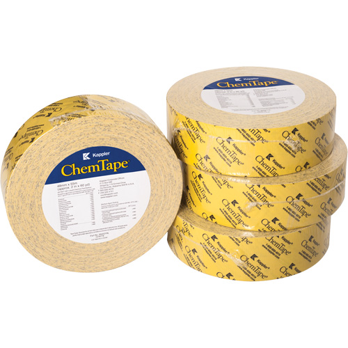 Ruban r&eacute;sistant aux produits chimiques ChemTape, 50,8 mm (2") x 50 m (164'), Jaune Rideout Tool & Machine Inc.