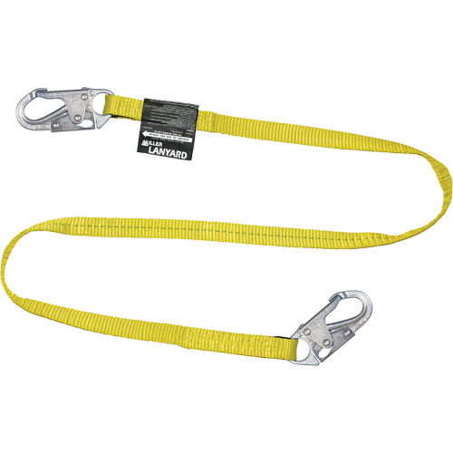 Longe en toile &agrave; sangle Miller, 1 branches, 6', Classe CSA B, Polyester Rideout Tool & Machine Inc.