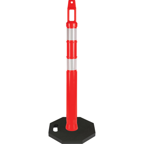 Premium Delineator Post, 42" H, Orange Rideout Tool & Machine Inc.